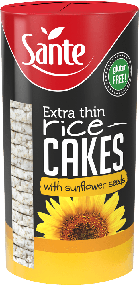 Rice Cakes with Sunflower Seeds